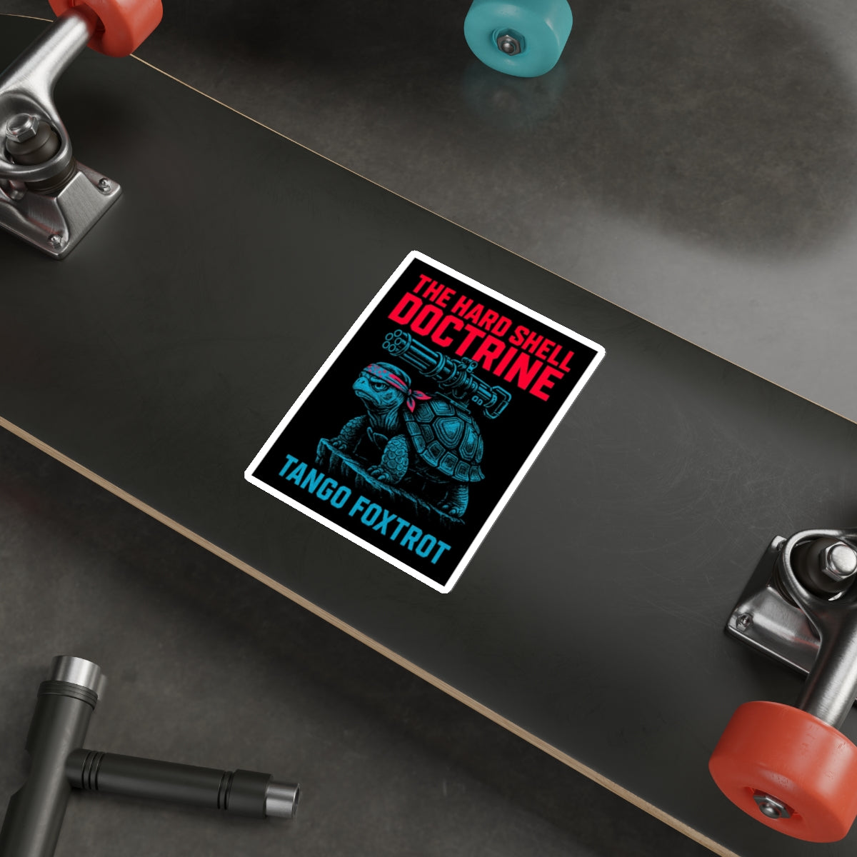 Hard Shell Doctrine Die-Cut Stickers
