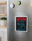 Hard Shell Doctrine Die-Cut Magnet