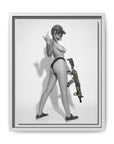 Shotty Vol. 1 Multi-Color Framed Matte Canvas Art Print