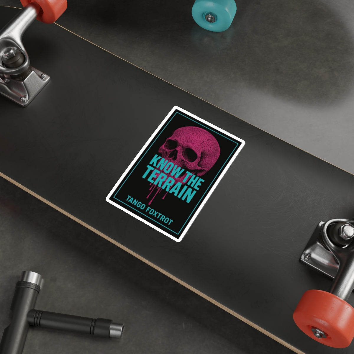 Know The Terrain Die-Cut Stickers