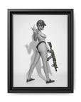 Shotty Vol. 1 Multi-Color Framed Matte Canvas Art Print