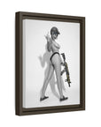 Shotty Vol. 1 Multi-Color Framed Matte Canvas Art Print