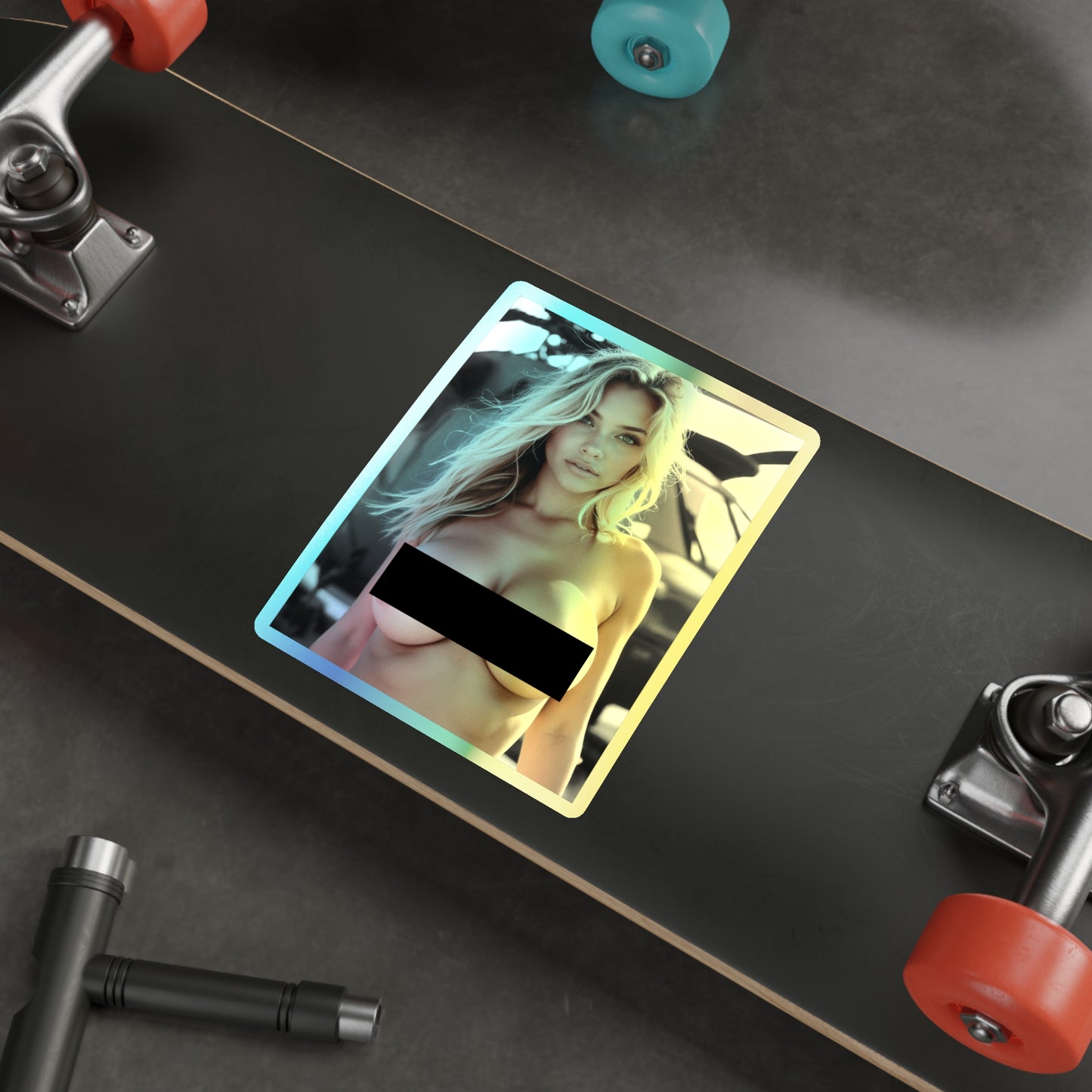 Helo Vol. 3 Censored Holographic Die-Cut Stickers