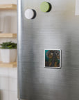 Metal Rain Die-Cut Magnet