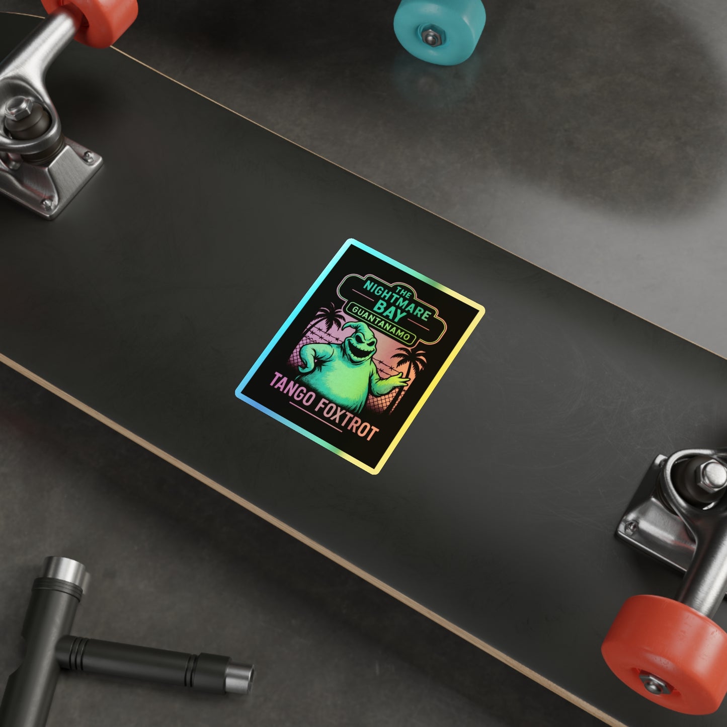 Nightmare Bay Holographic Die-Cut Stickers