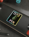 Peace Holographic Die-Cut Stickers