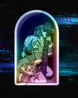Lust and Longship Holographic Die-Cut Stickers