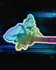 Warmonger Patrick Holographic Die-cut Stickers