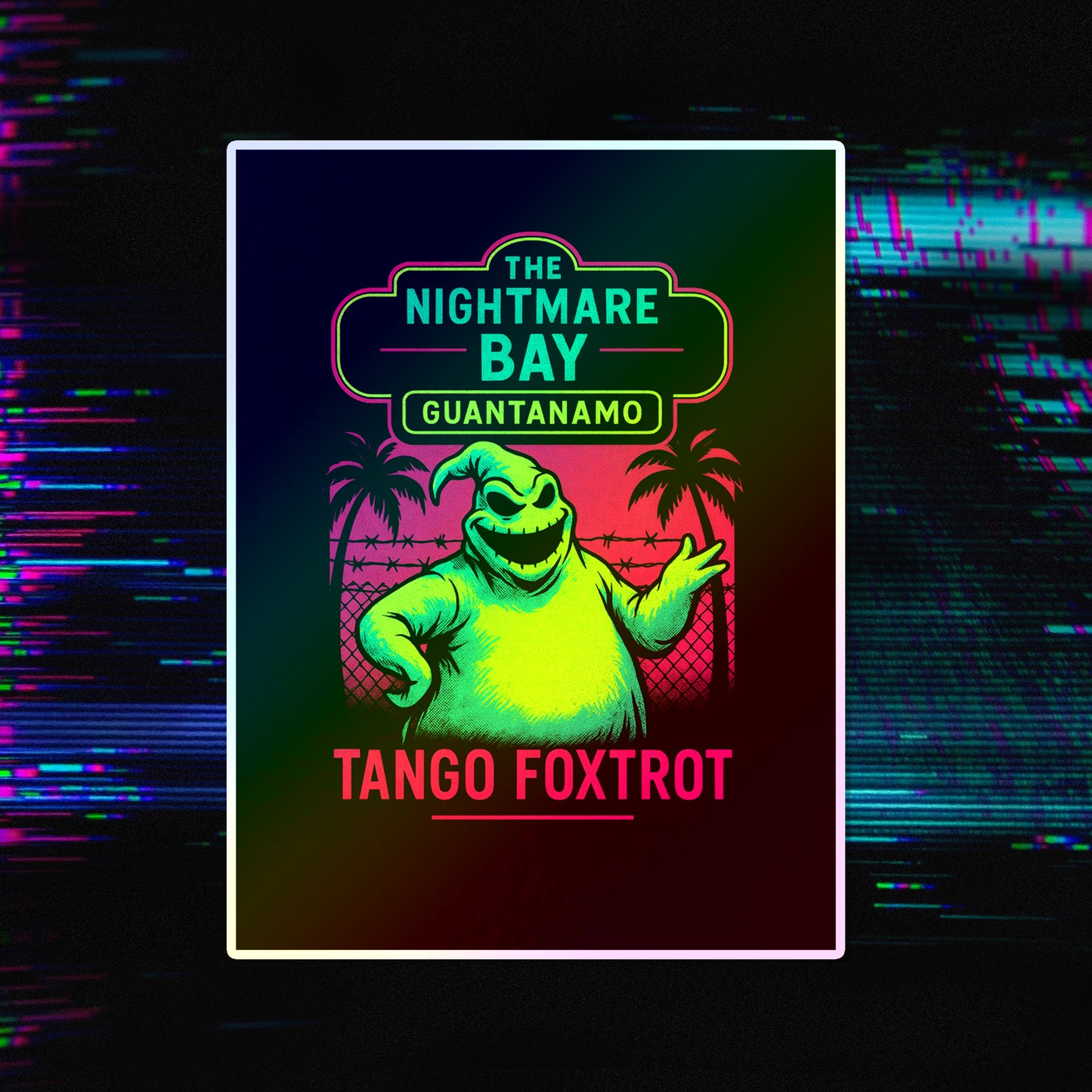Nightmare Bay Holographic Die-Cut Stickers