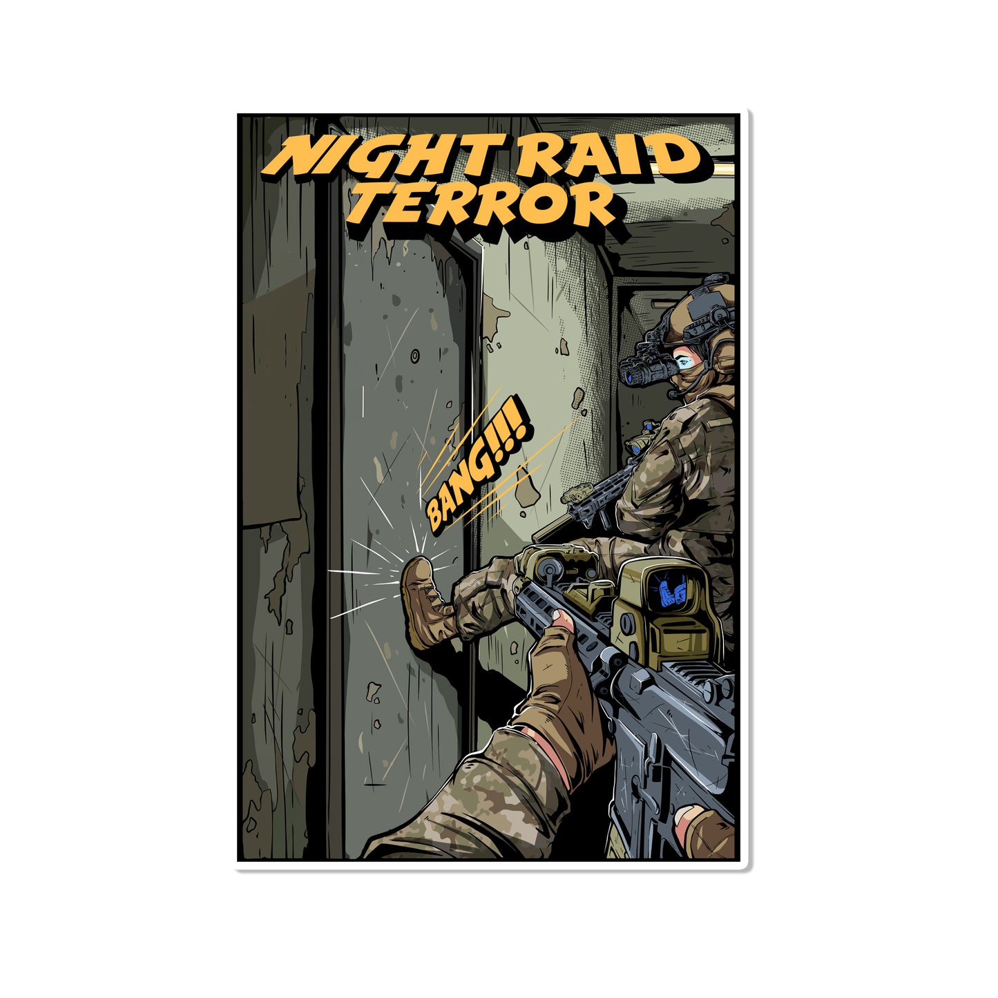 Night Raid Die-Cut Stickers