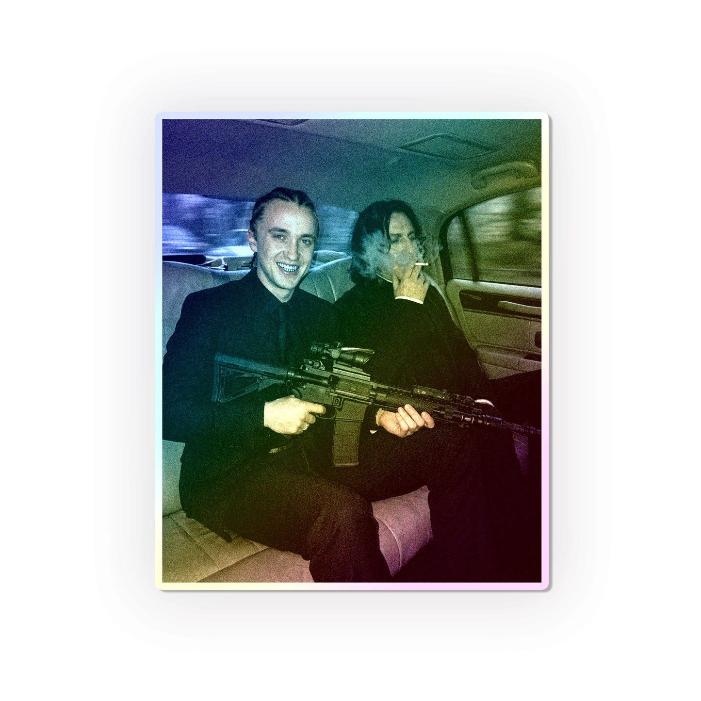 Night Runners Holographic Die-Cut Stickers