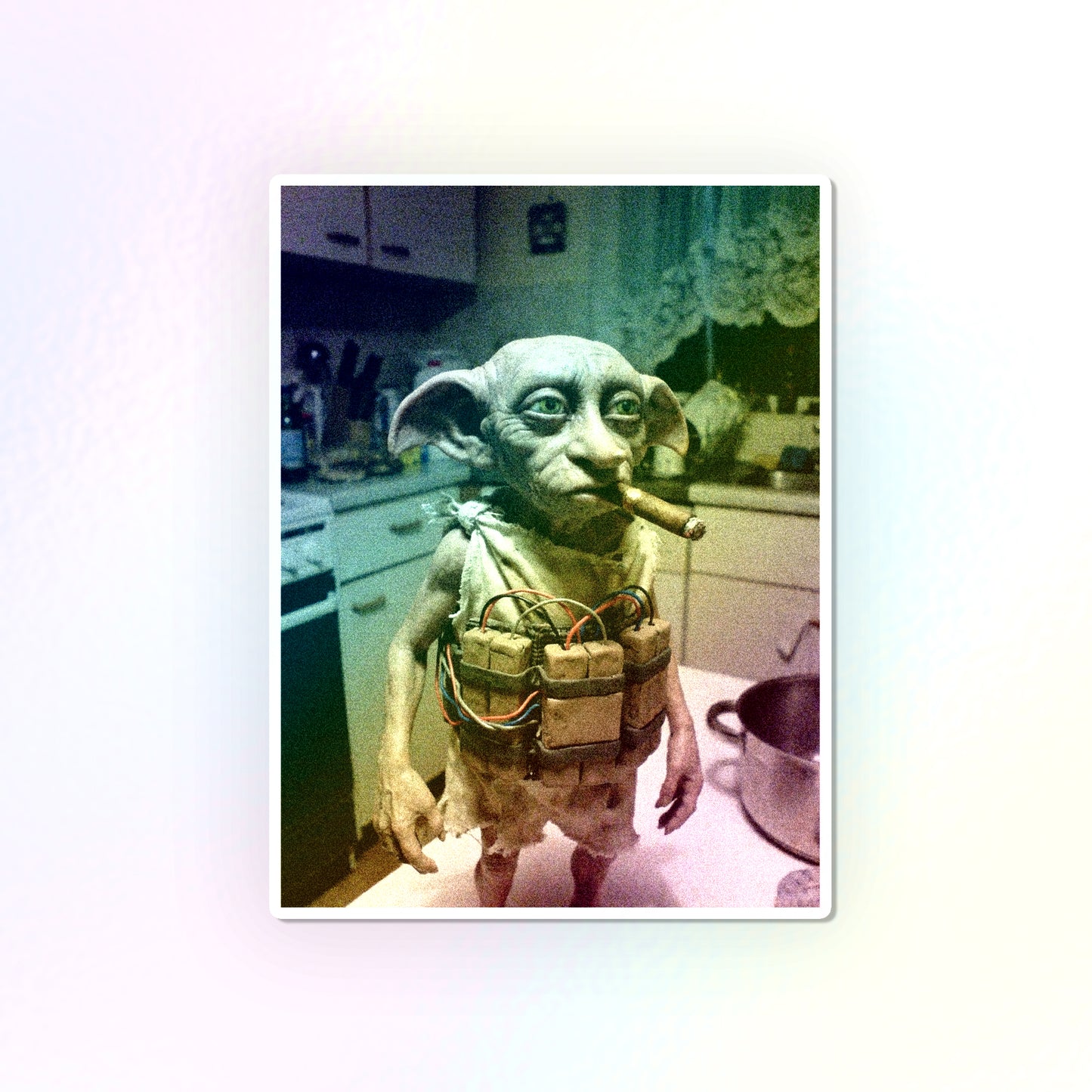 The Unholy Servant Holographic Die-Cut Stickers