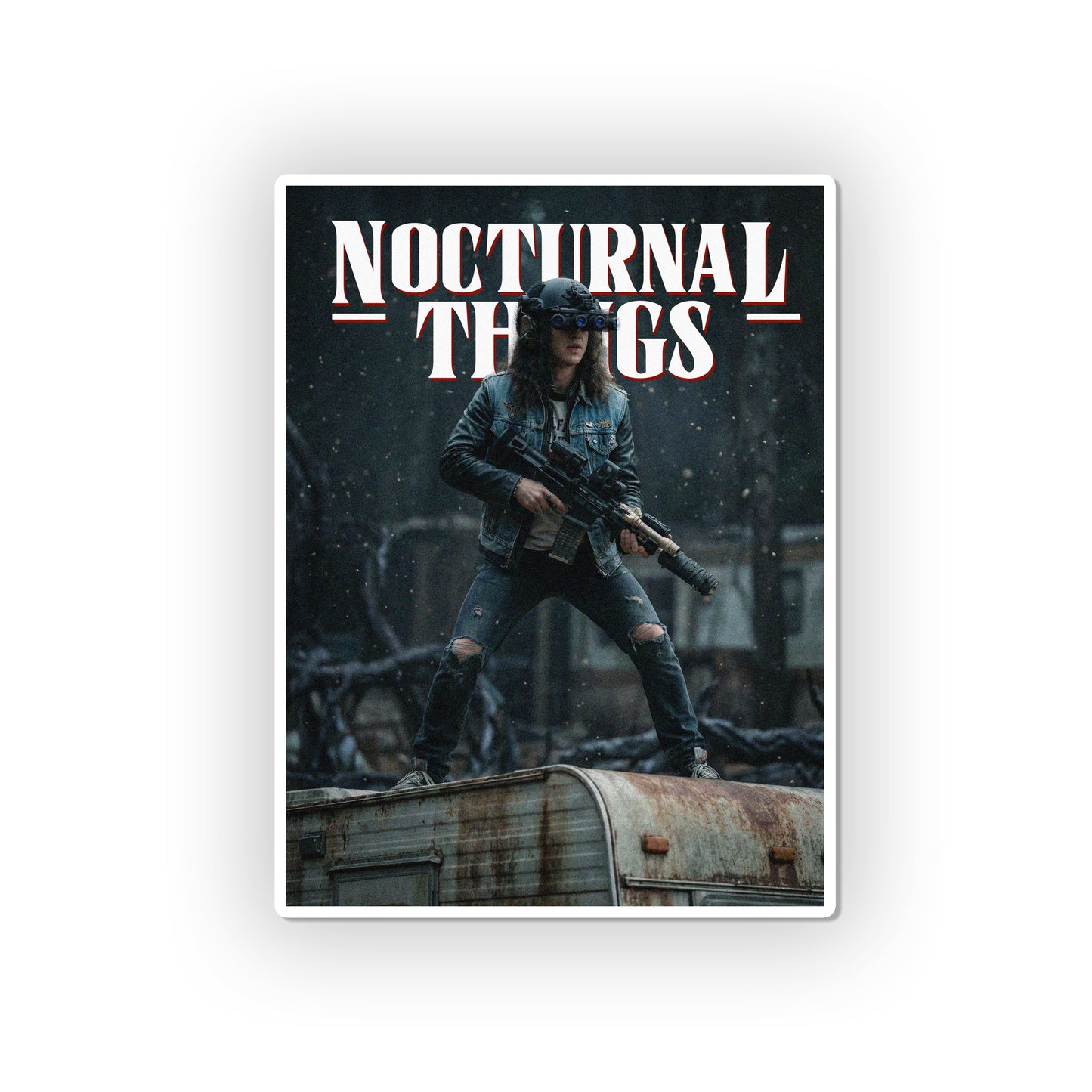 Nocturnal Things Die-Cut Stickers