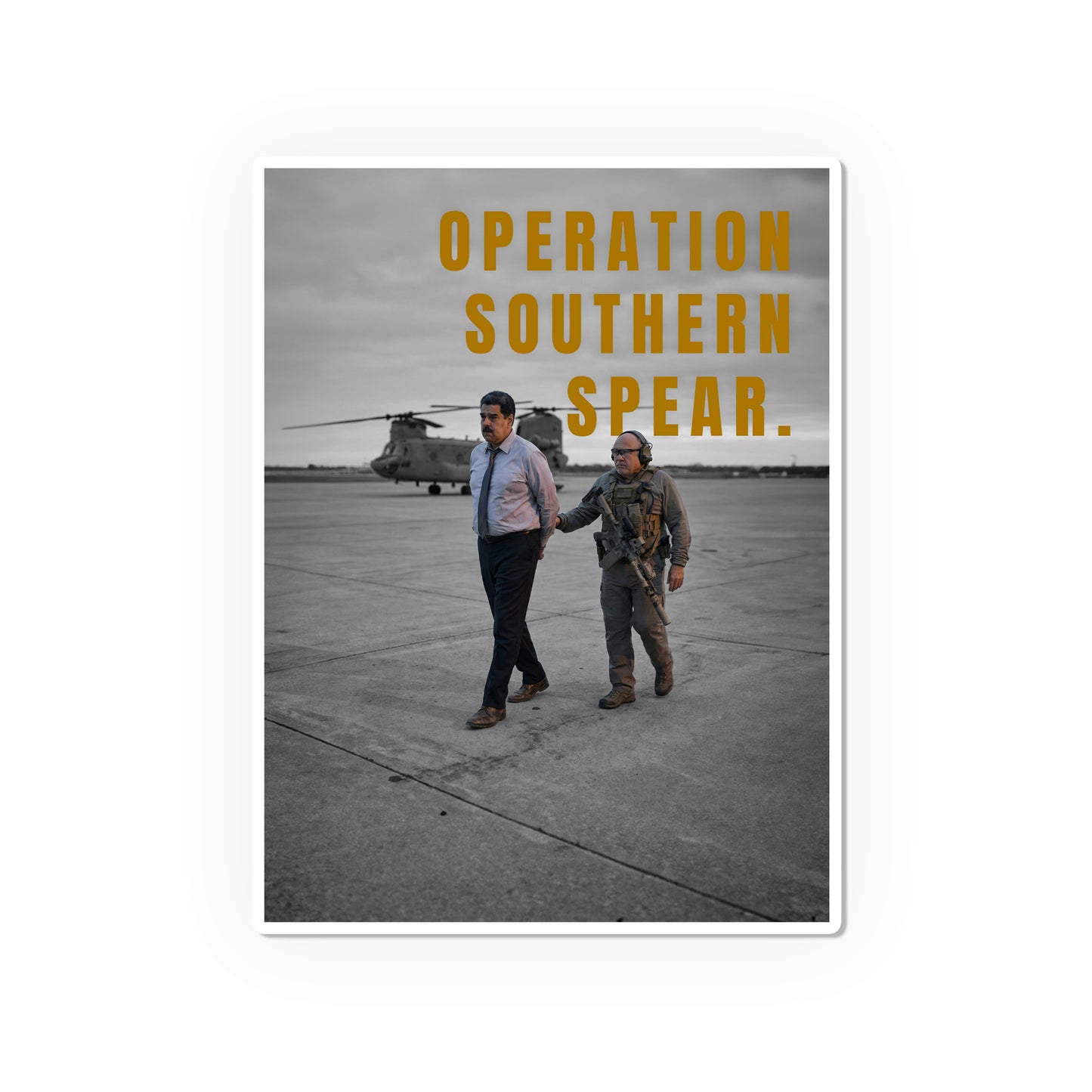 Operation Southern Spear Die-Cut Stickers