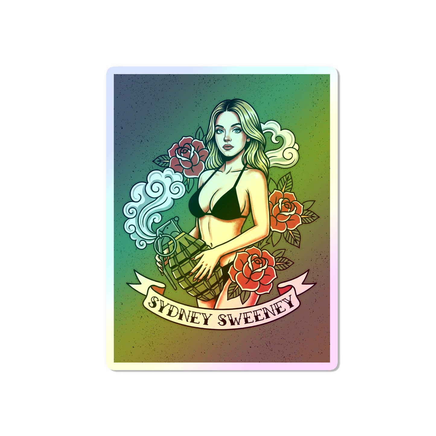 Sydney Sweeney Vol. 5 Holographic Die-Cut Stickers
