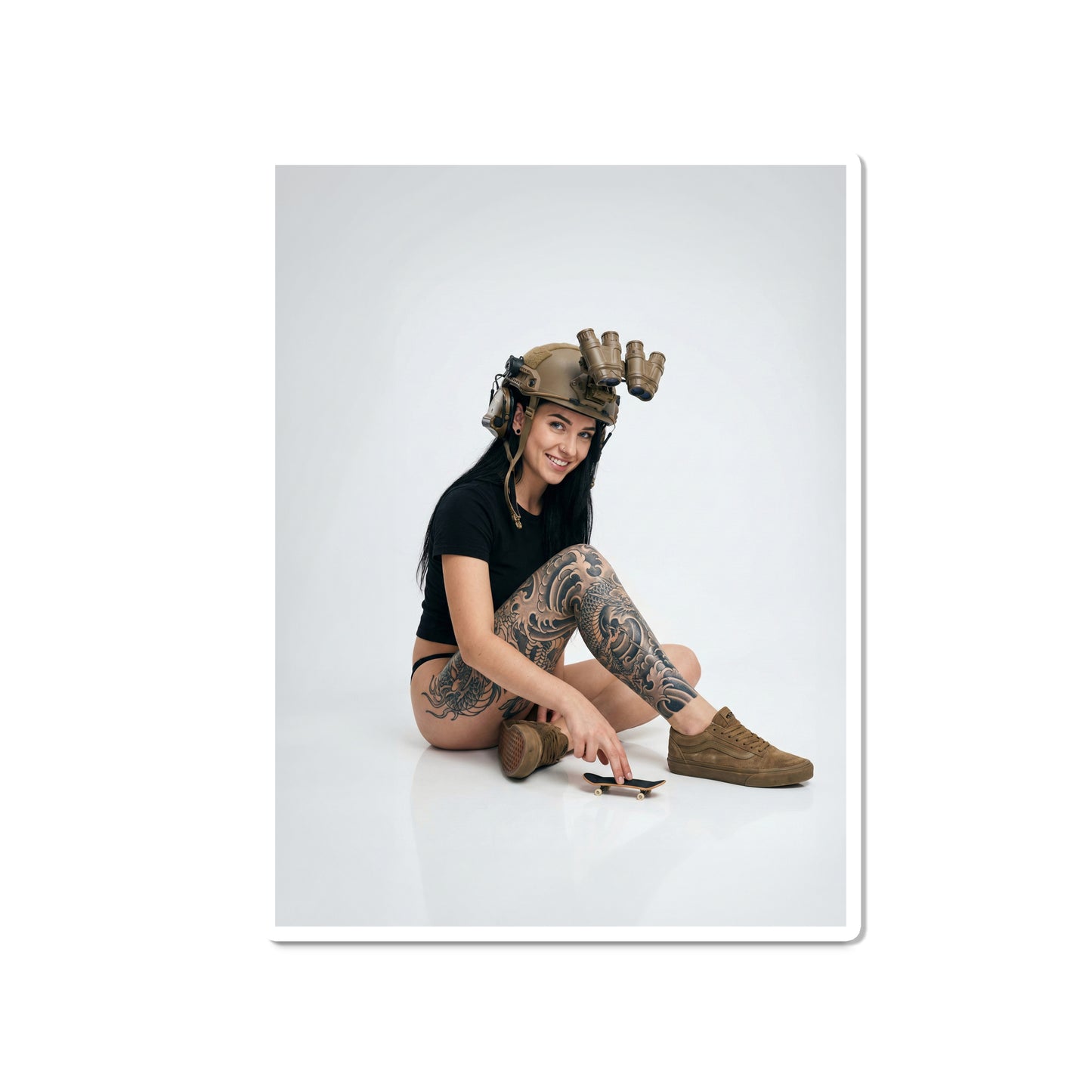 Kick Push Die-Cut Stickers