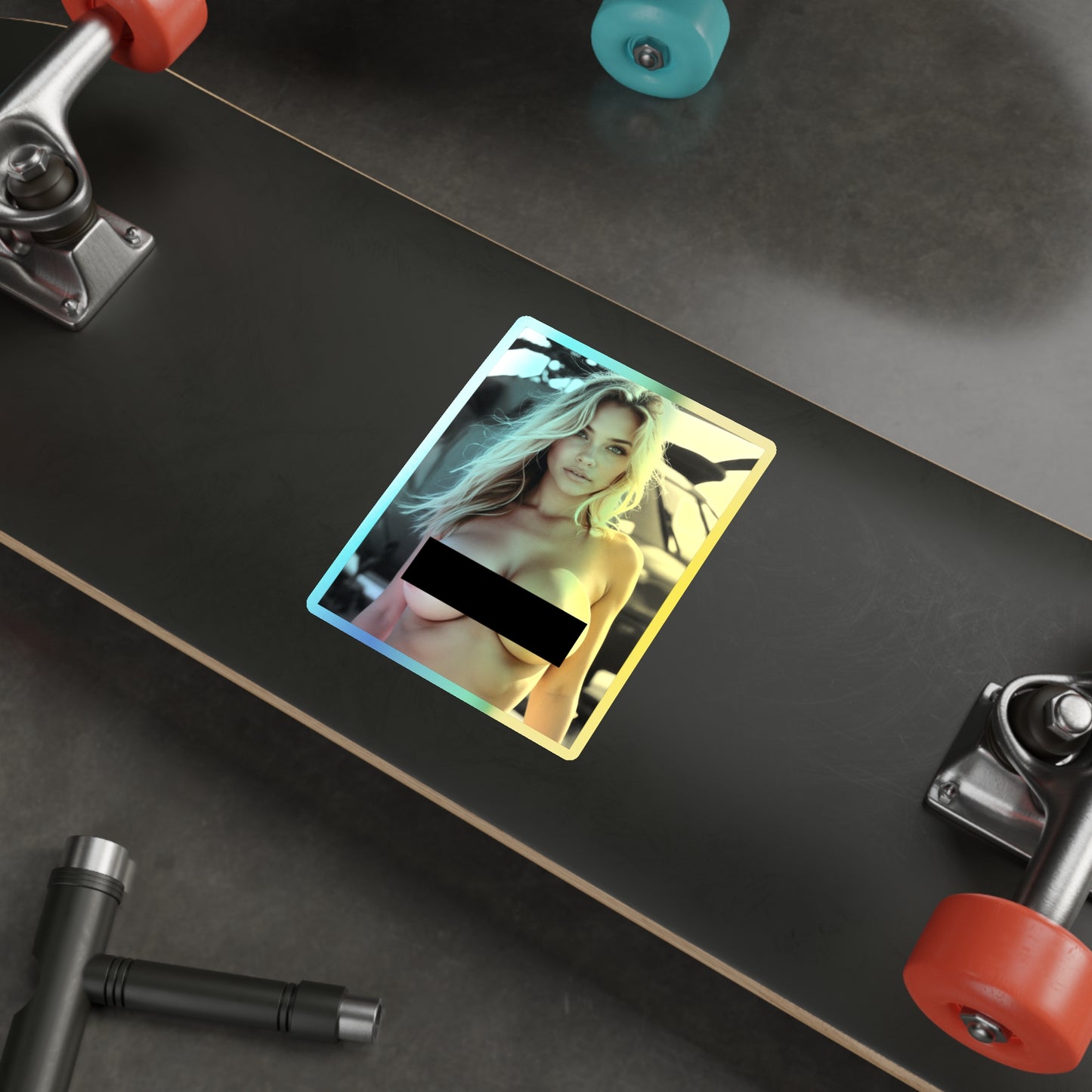 Helo Vol. 3 Censored Holographic Die-Cut Stickers