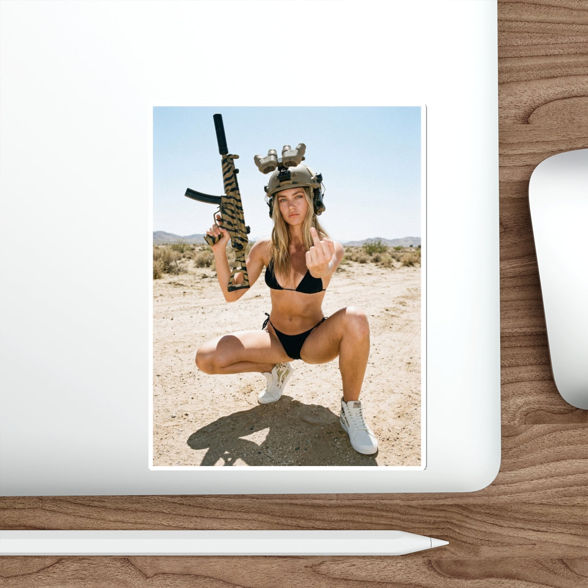 Tiger MP5 Die-Cut Stickers