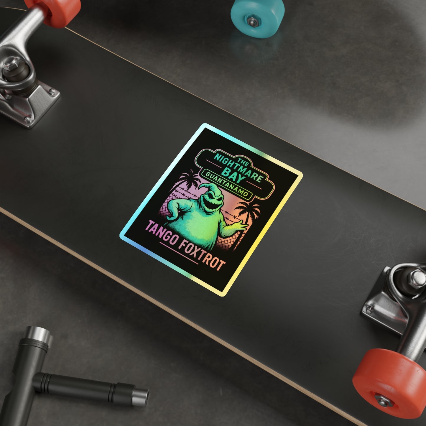 Nightmare Bay Holographic Die-Cut Stickers
