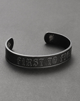 First To Fight - Marines - Stainless Steel Cuff Braclet