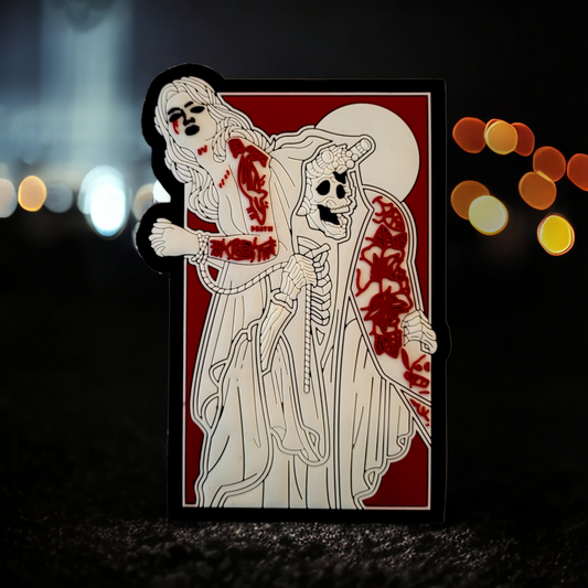 GITD Catching Feelings  - 4" x 3" PVC Velcro Morale Patch - Tango Foxtrot Official