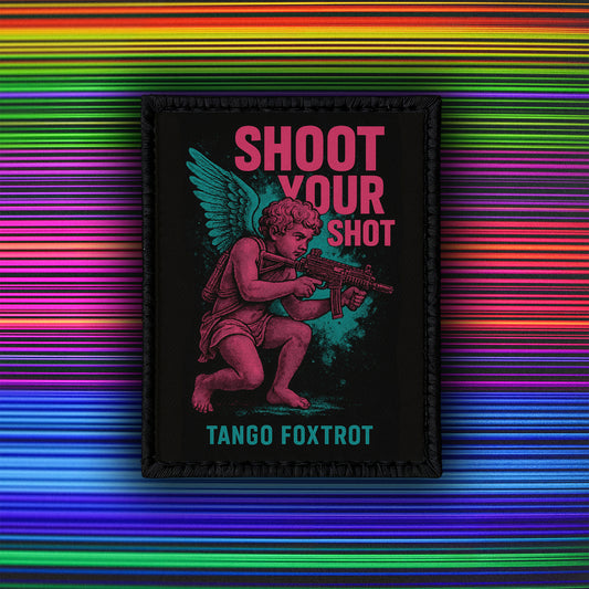 Shoot Your Shot - Limited Edition - 4" x 3" Sublimation Velcro Morale Patch