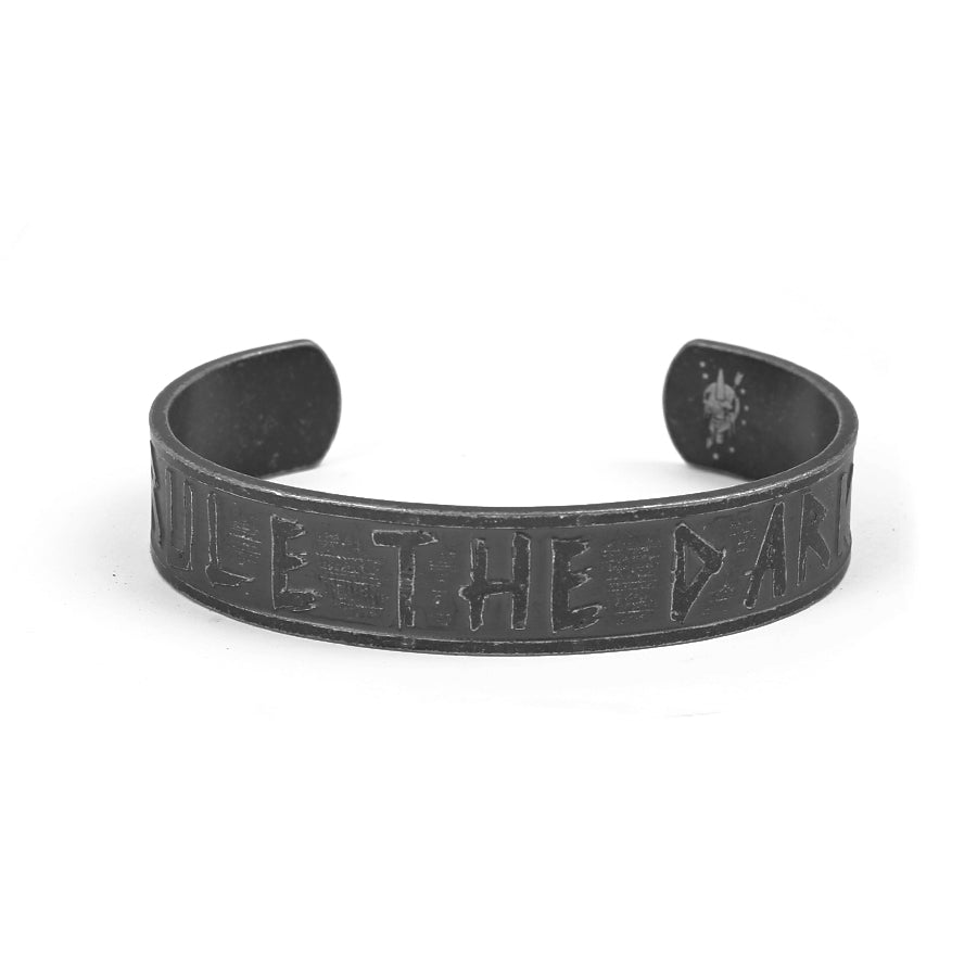 Rule The Dark - Stainless Steel Cuff Bracelet
