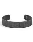 Rule The Dark - Stainless Steel Cuff Bracelet