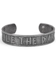 Rule The Dark - Stainless Steel Cuff Bracelet