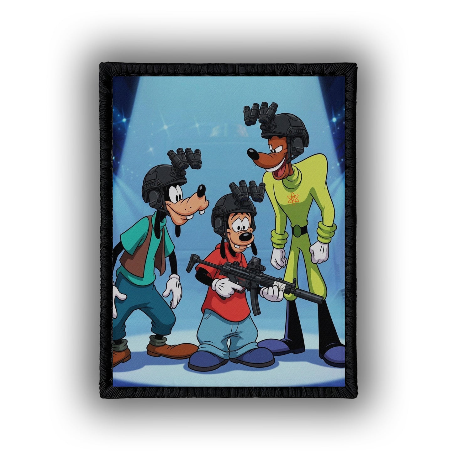 I2I Goofy Movie - 4" x 3" Sublimation Velcro Morale Patch
