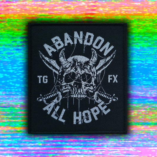 No Quarter - 4" x 3" Mettalic Woven Velcro Morale Patch