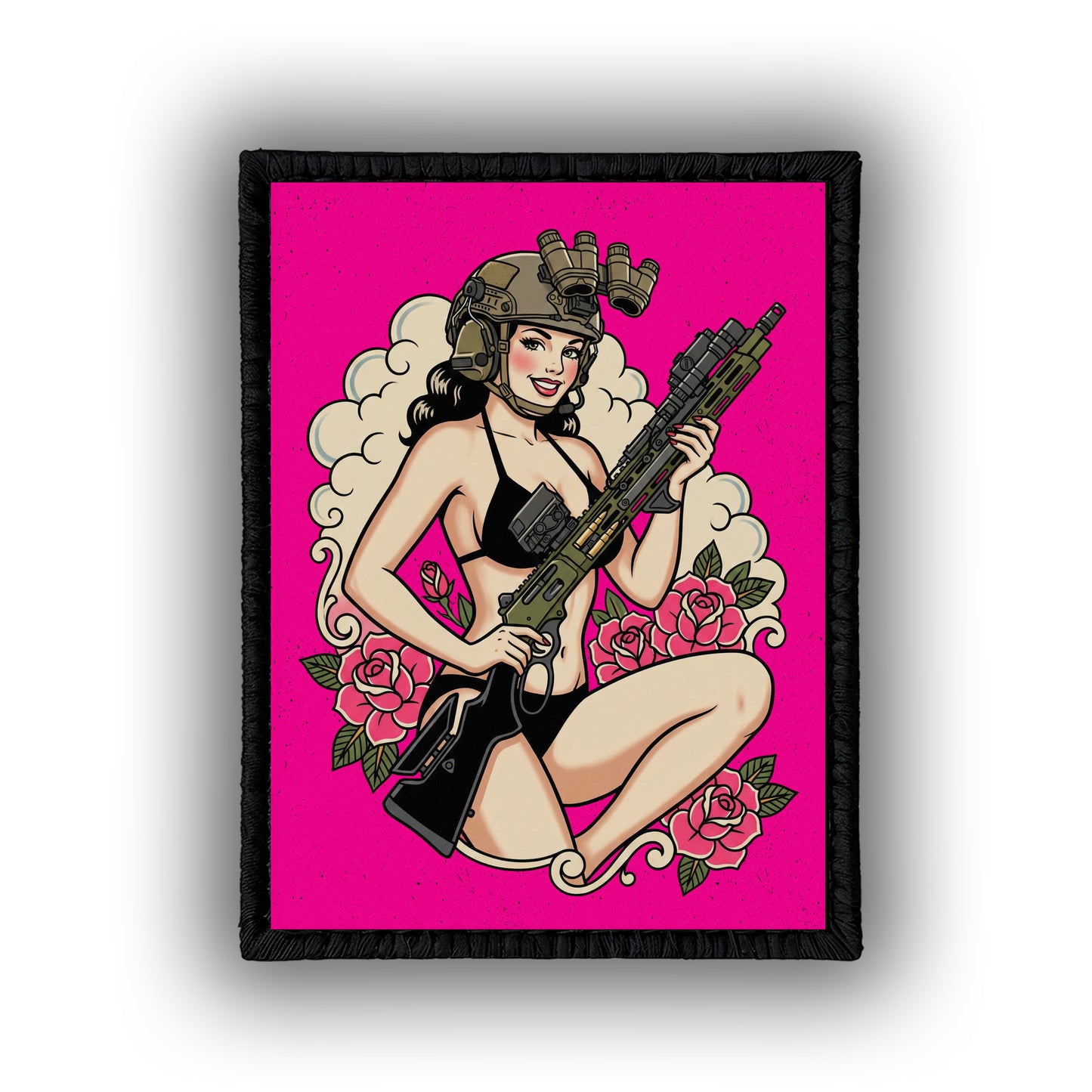 Pinup Series Vol. 1 - 4" x 3" Sublimation Velcro Morale Patch