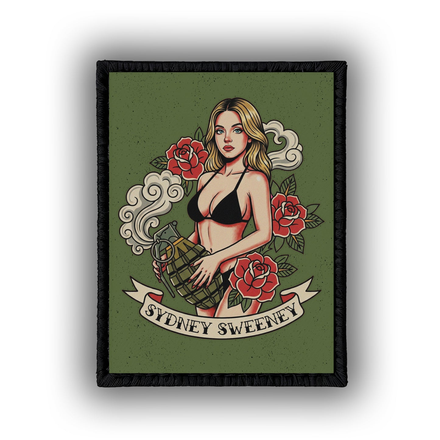 Sydney Sweeney Vol. 5 - 4" x 3" Sublimation Velcro Morale Patch