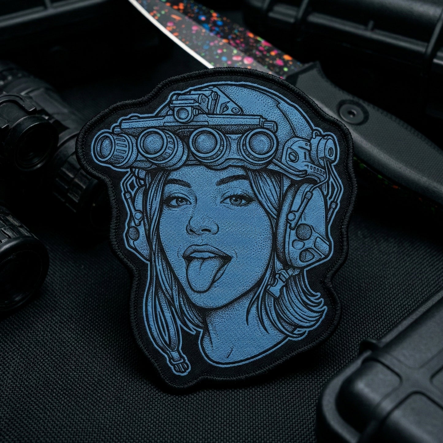 Oh Syd - 4" x 3" Duo-Tone Woven Velcro Morale Patch