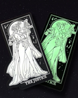 GITD Lady Justice - 4" x 3" PVC Velcro Morale Patch - Tango Foxtrot Official