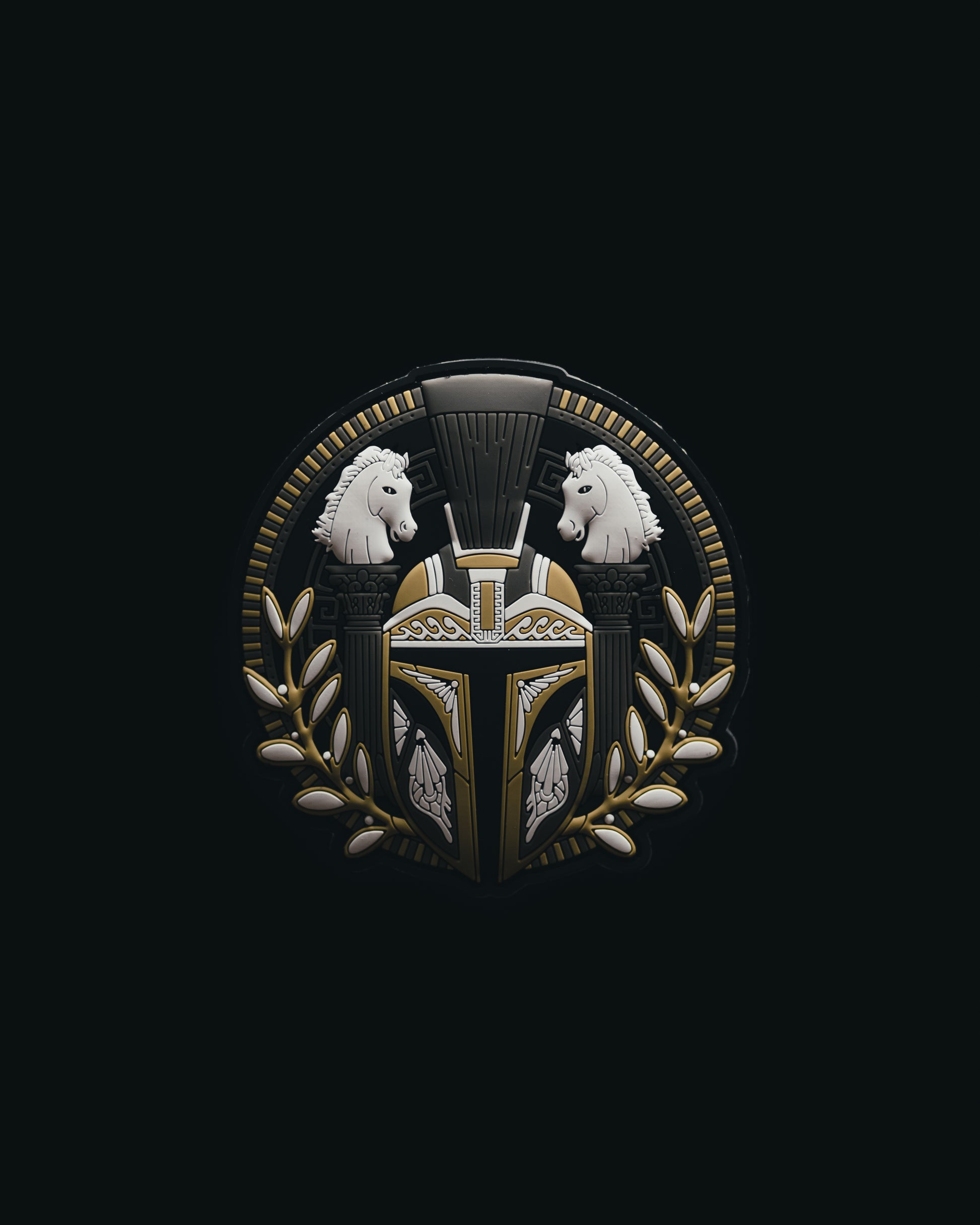 Spartalorian - Star Wars Mandolorian - 4"x 4" PVC Velcro Morale Patch - Tango Foxtrot Official
