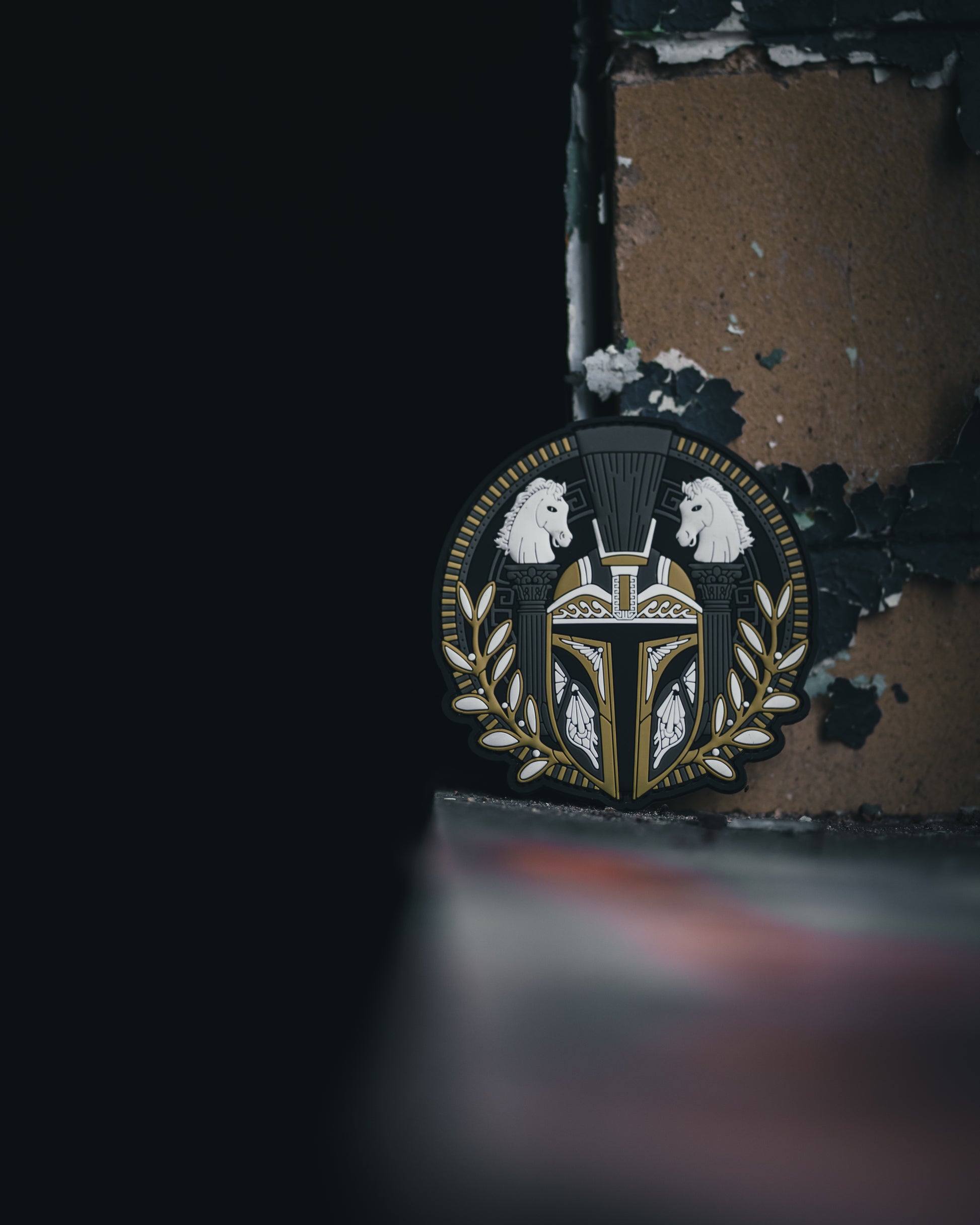 Spartalorian - Star Wars Mandolorian - 4"x 4" PVC Velcro Morale Patch - Tango Foxtrot Official