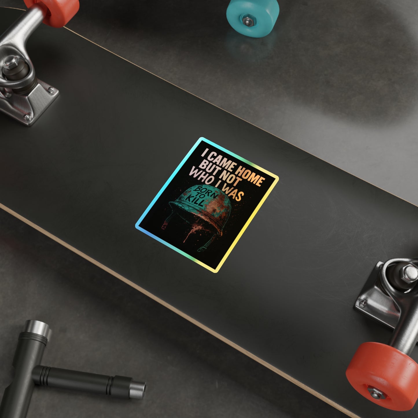 Born To Kill Holographic Die-Cut Stickers