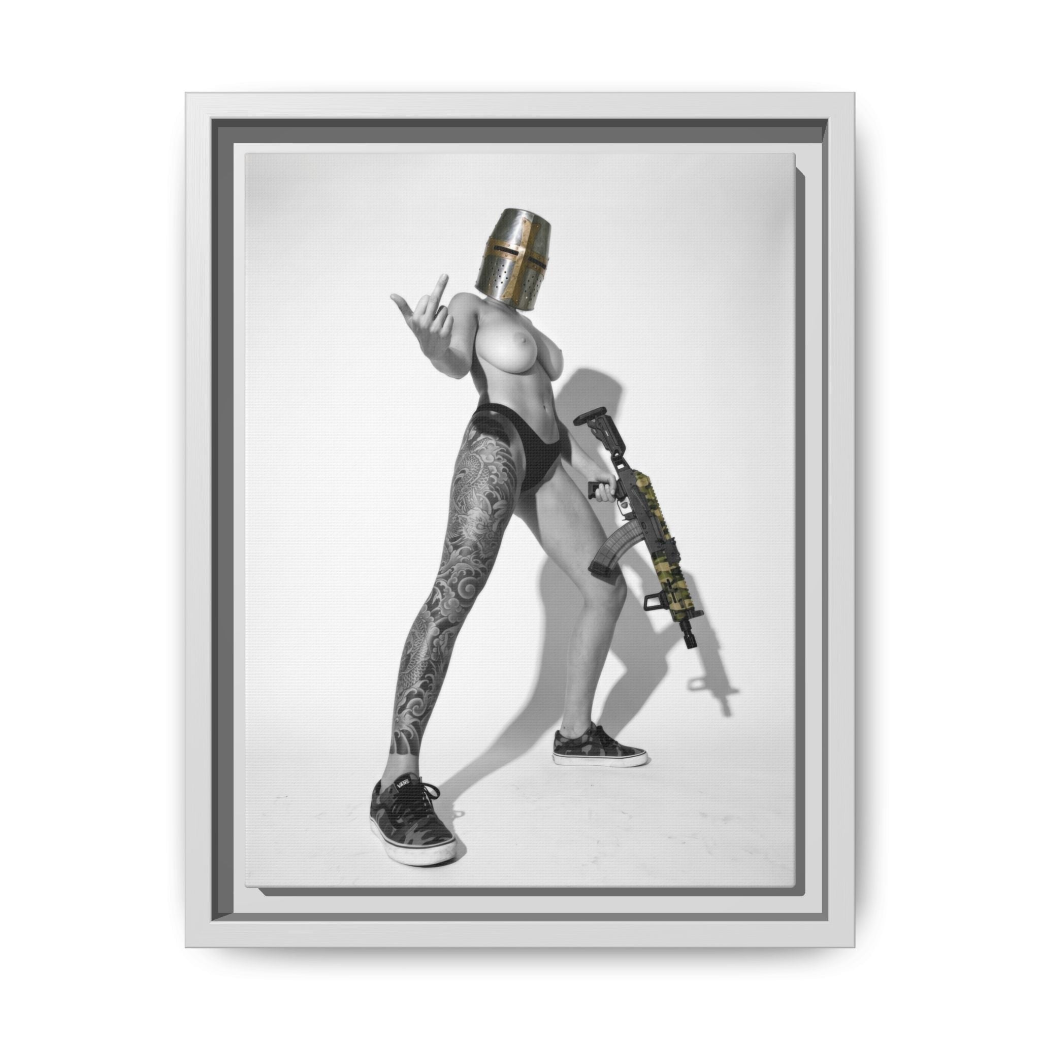 Crusade Vol. 1 Multi-Color Framed Matte Canvas Art Print