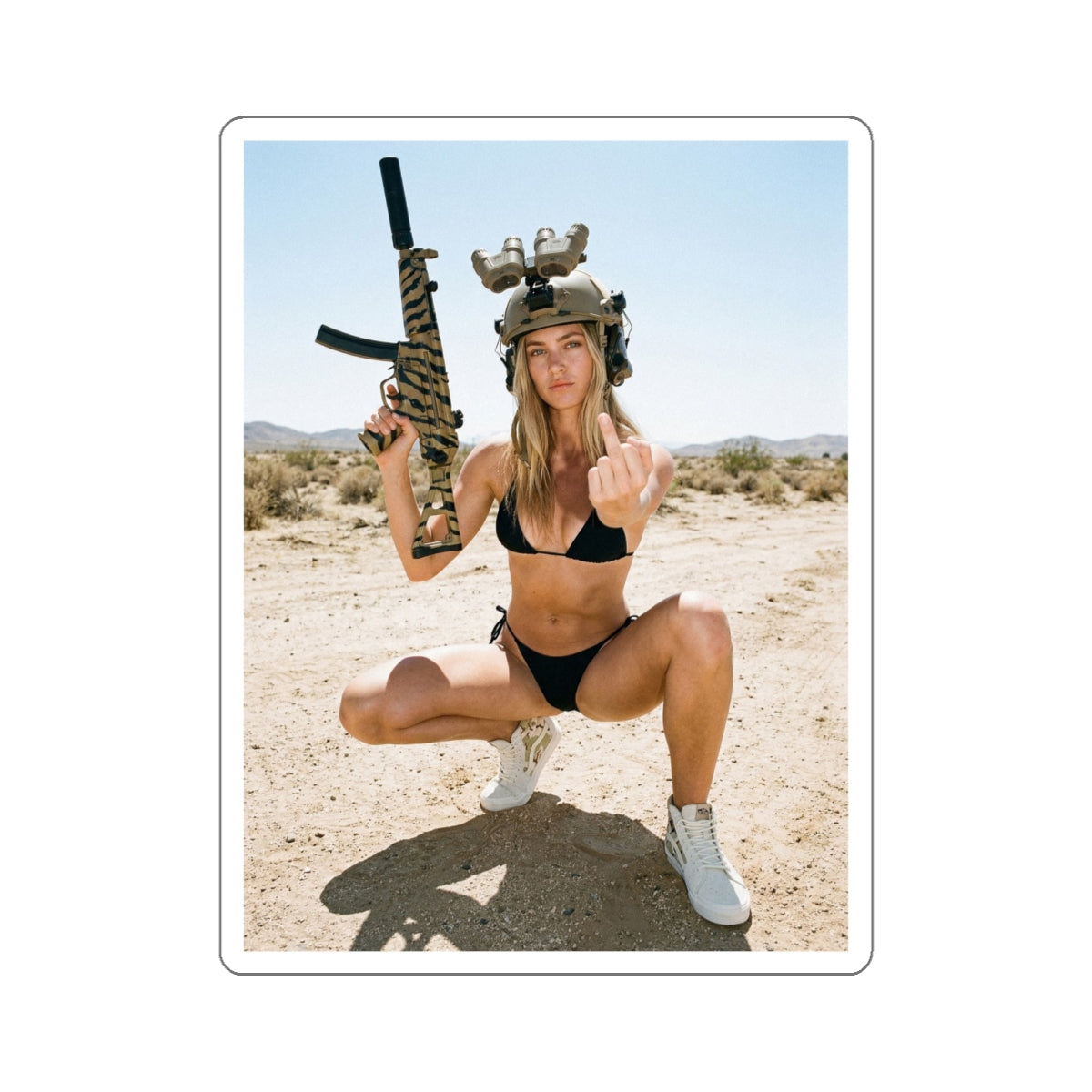 Tiger MP5 Die-Cut Stickers