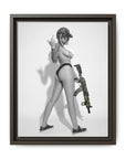 Shotty Vol. 1 Multi-Color Framed Matte Canvas Art Print