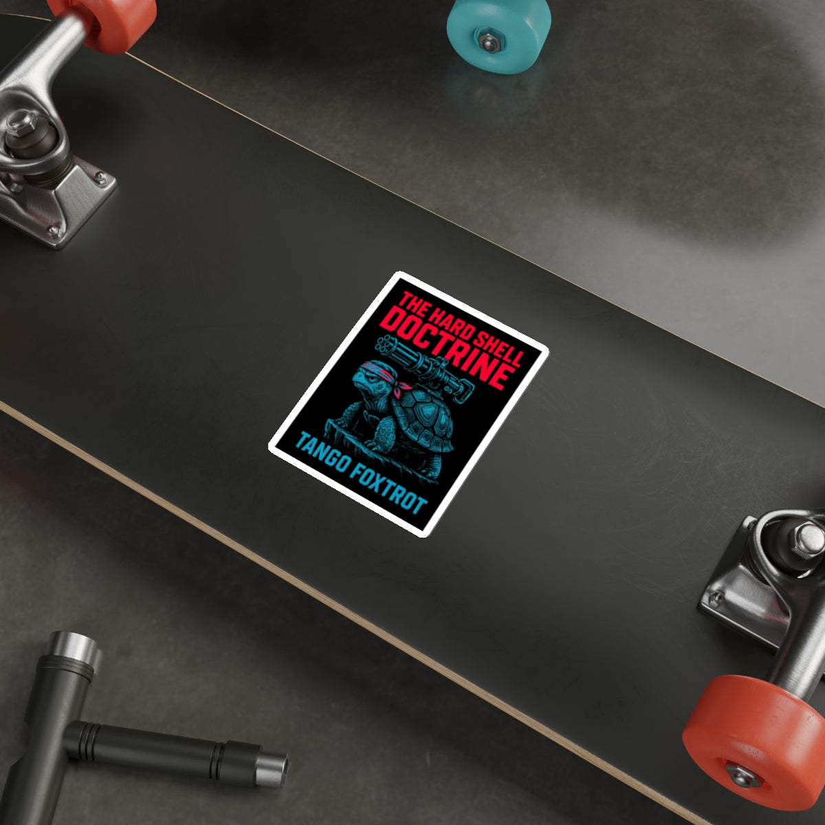 Hard Shell Doctrine Die-Cut Stickers