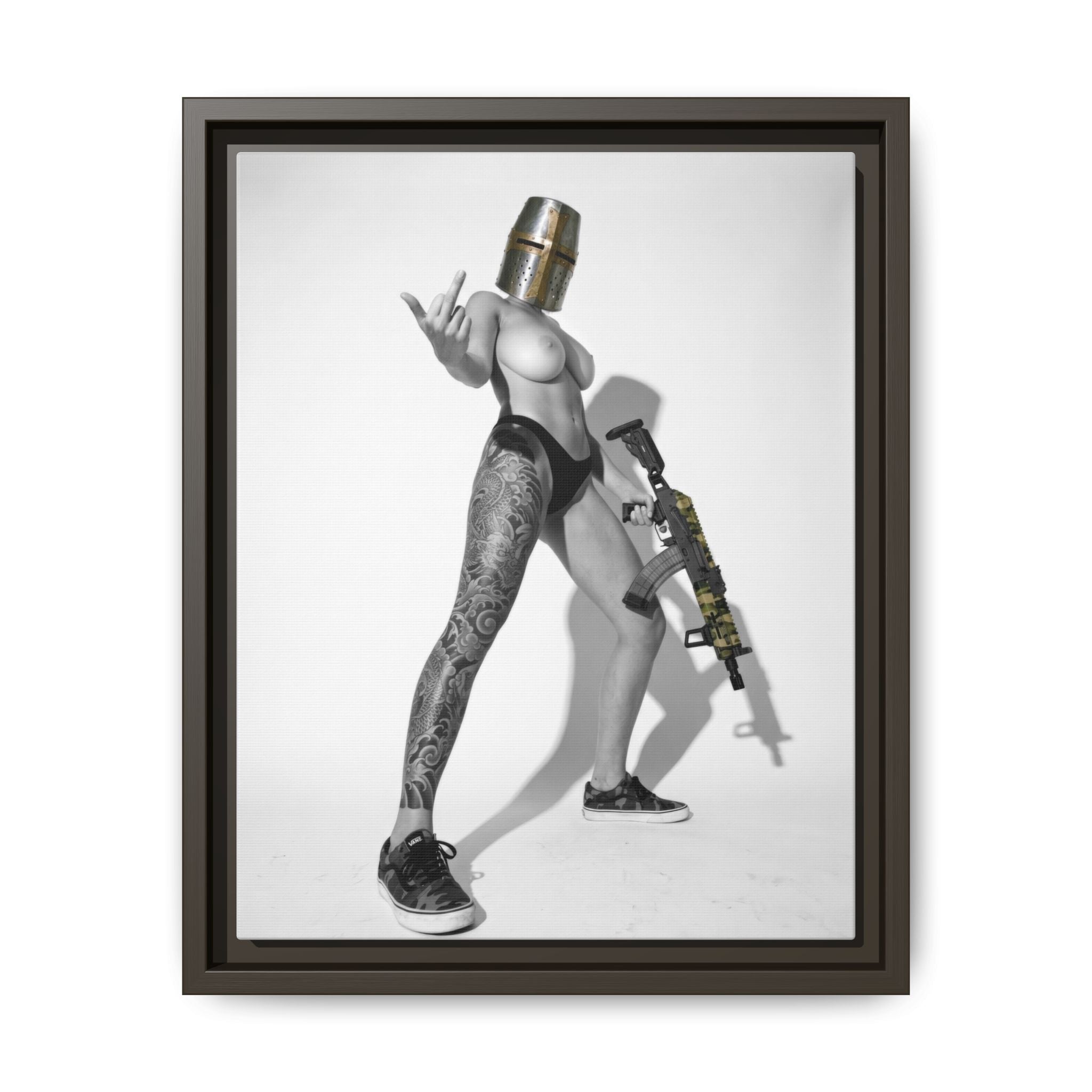 Crusade Vol. 1 Multi-Color Framed Matte Canvas Art Print