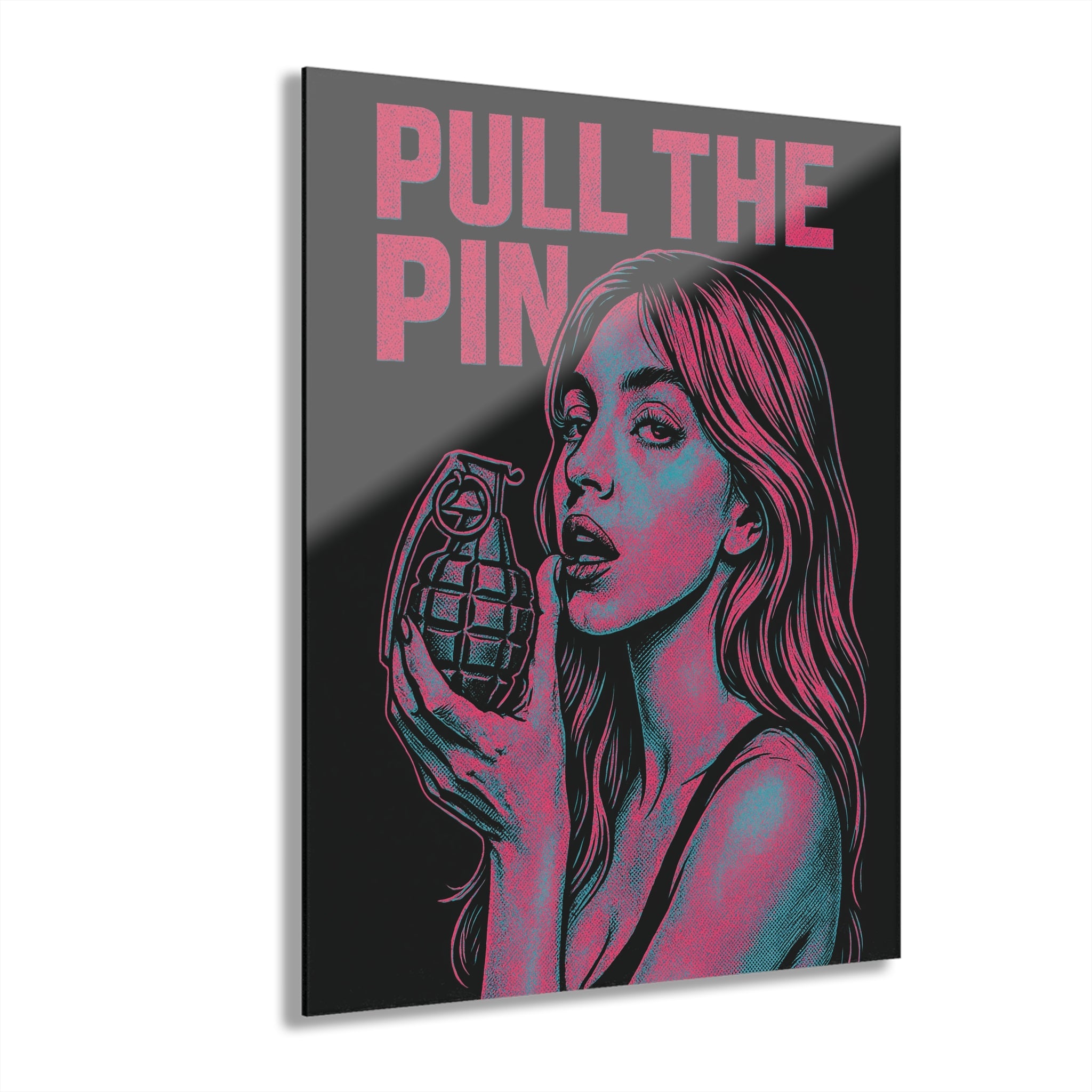 Pull The Pin Acrylic Print