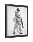Shotty Vol. 1 Multi-Color Framed Matte Canvas Art Print