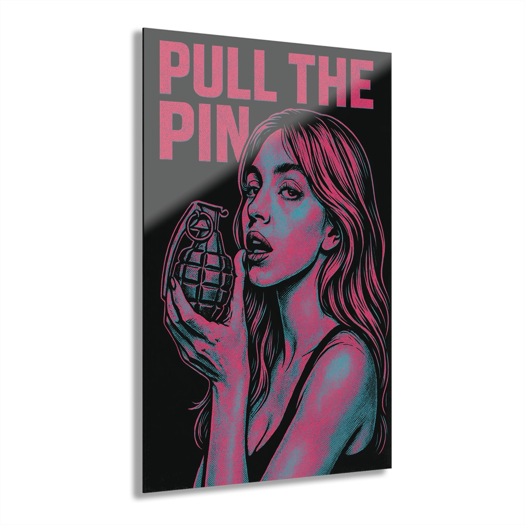 Pull The Pin Acrylic Print