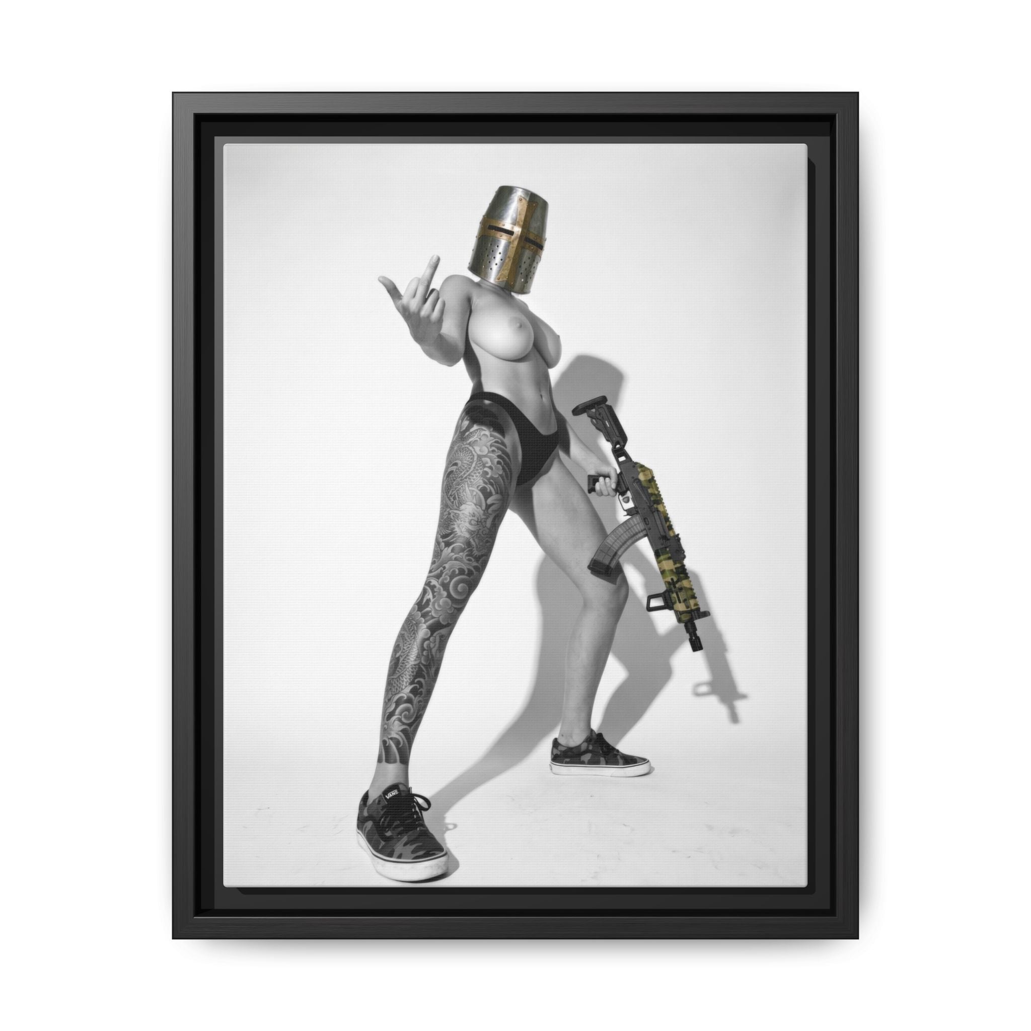 Crusade Vol. 1 Multi-Color Framed Matte Canvas Art Print