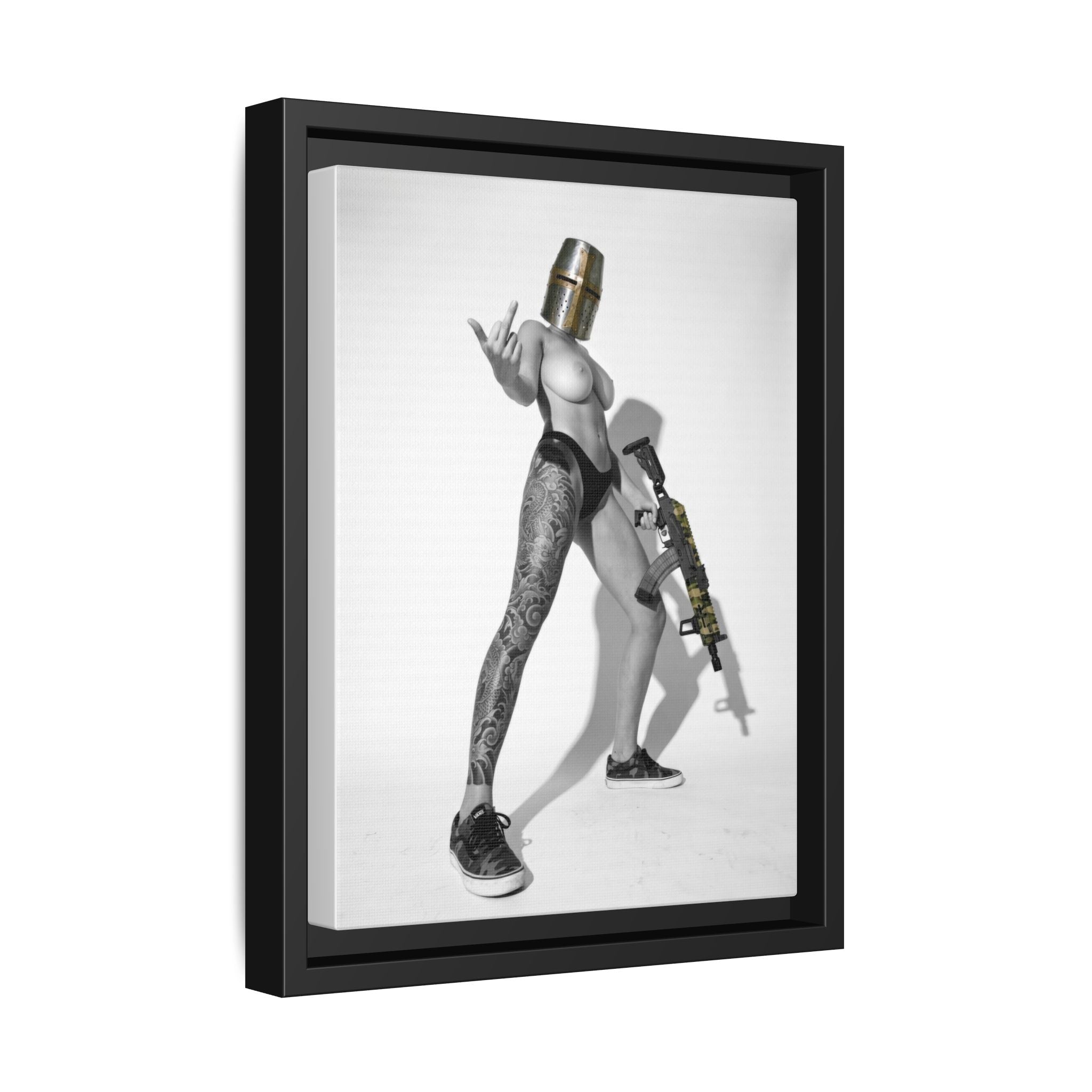 Crusade Vol. 1 Multi-Color Framed Matte Canvas Art Print