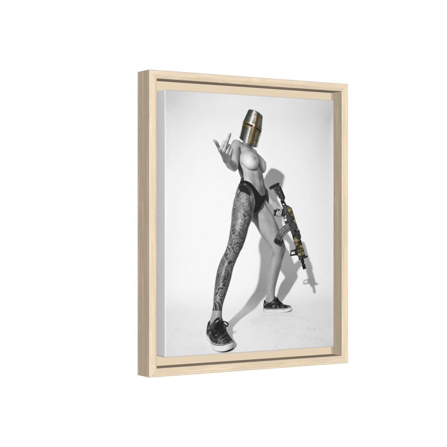 Crusade Vol. 1 Multi-Color Framed Matte Canvas Art Print