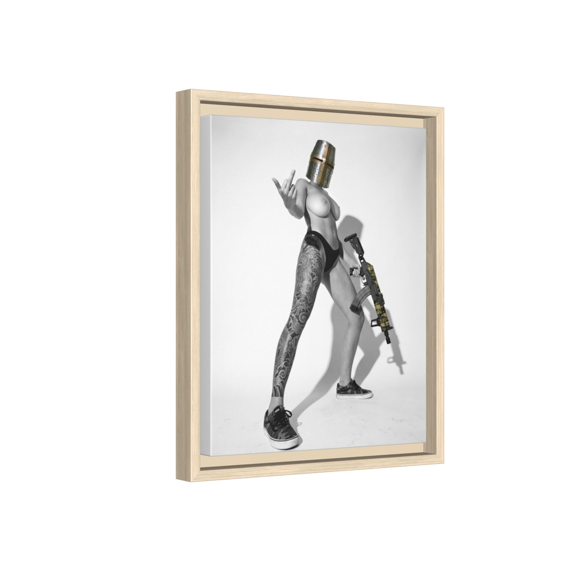 Crusade Vol. 1 Multi-Color Framed Matte Canvas Art Print